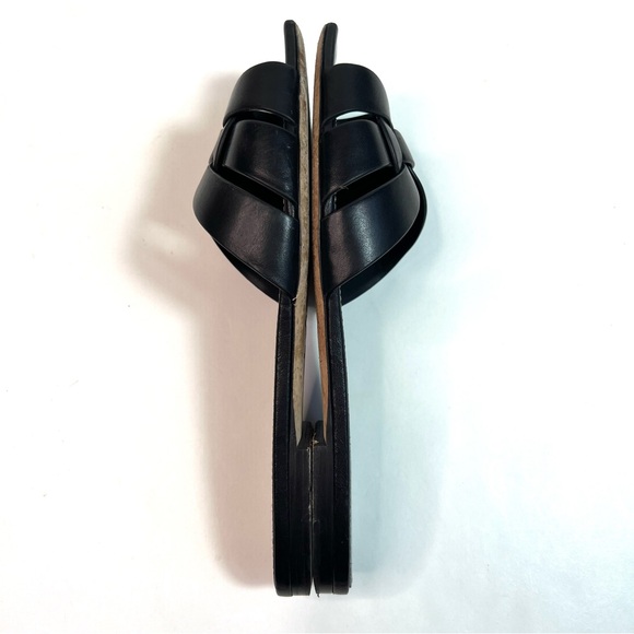 SAINT LAURENT Tribute Woven Leather Sandal Slides Black Size EU 38 - US 8 - Picture 12 of 15